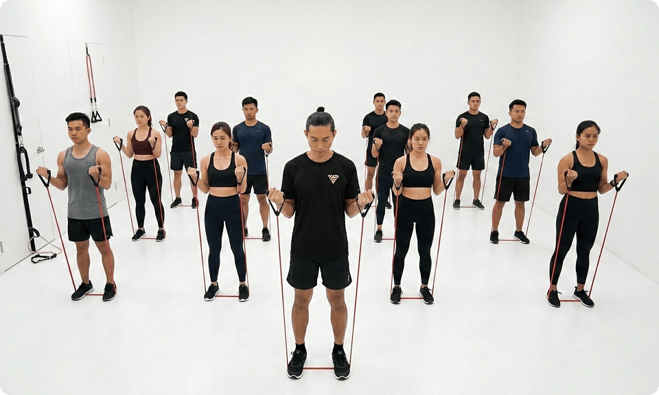 HomeProGym masterclass group training session