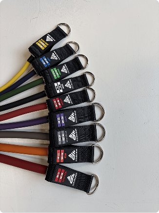 Stackable resistance band set